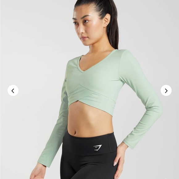 Gymshark crossover longsleeve crop top - Picture 2 of 3